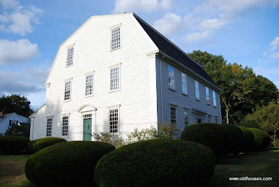 Construcción estilo Georgian colonial de 1770 Residencia de madera en tres plantas ubicada en Norteamérica