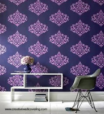 Papel de pared Ambiente decorado con papel