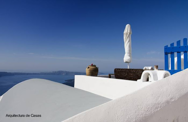 Ambientación estilo Mediterráneo Terraza abierta estilo Mediterráneo