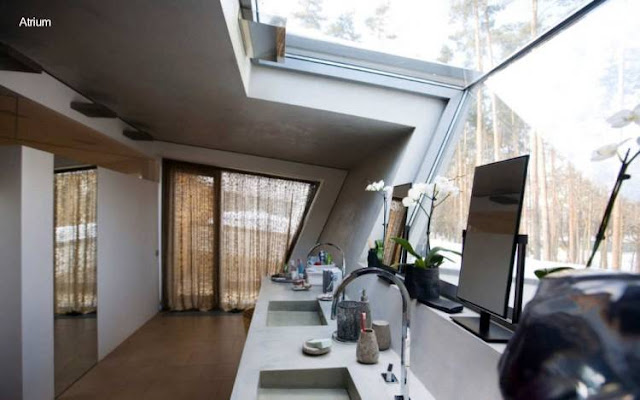 Cuarto de aseo de la casa rusa