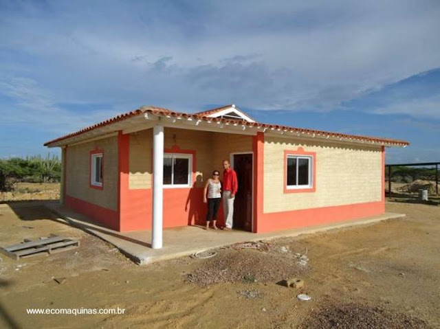 Vivienda económica de buena calidad de terminación Vivienda de bajo costo levantada con nuevo método de construcción