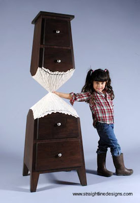 Mobiliario diferenciado por sus formas