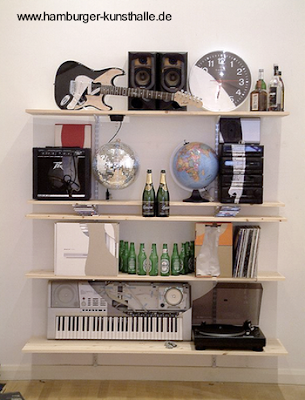 Mueble combinado con arte Estantería decoración