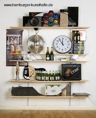 Mueble con diseño original Decoración con estantes