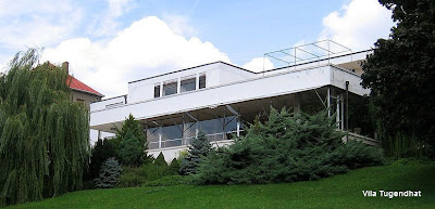Una de las primeras casas Racionalistas con open plan Villa Tugendhat casa de arquitectura Moderna