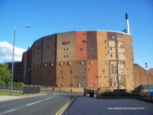 Edificio en tira diseño Moderno en los años 60 Byker Housing Reino Unido