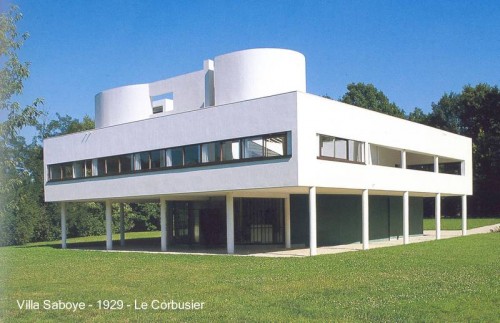 Casa de arquitectura Moderna en Europa, de las primeras con este tipo de diseño Villa Saboye 1929