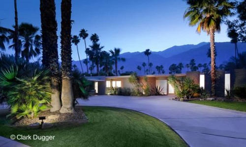 Casa residencial moderna de mediados del siglo XX Casa estilo Modernista norteamericano de mitad de siglo