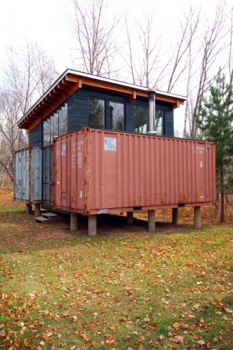 cabaña-contenedores Cabaña de contenedores