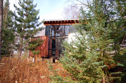 cabaña-contenedores-terminada Cabaña completada