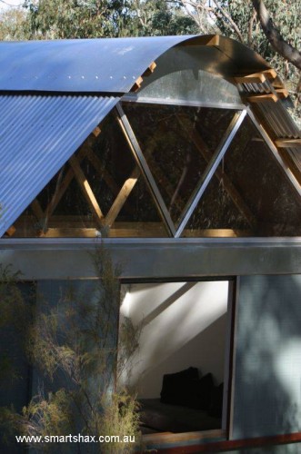 Cabaña económica ecológica Techo de cabaña ecológica