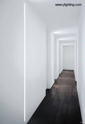 luces-embutidas-pared Luces de pasillo