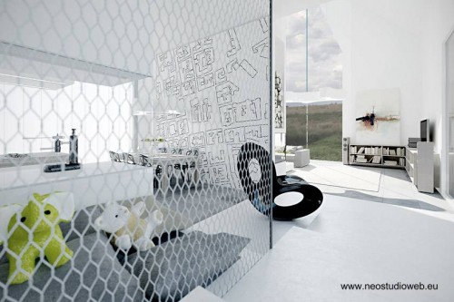 Casa granero contemporánea en Polonia