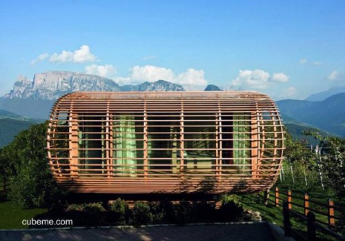 Una vivienda prefabricada de la nueva tendencia compacta gran diseño contemporánea Casa prefabricada cúbica contemporánea