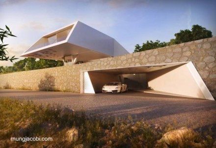 Proyecto arquitectónico de una casa ultra moderna en Grecia Casa ultra moderna proyecto en Grecia