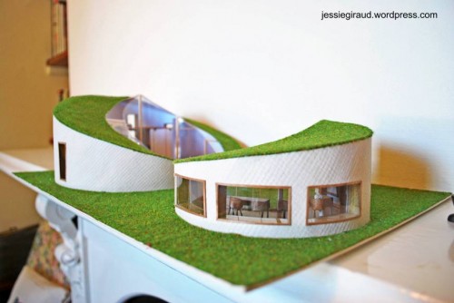 Casa diseñada según el concepto hughouse