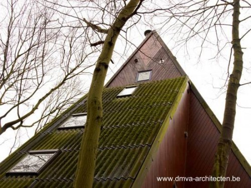 Vista externa de la parte superior