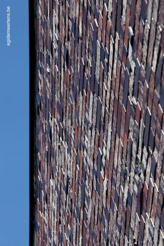 Muro exterior de ladrillos