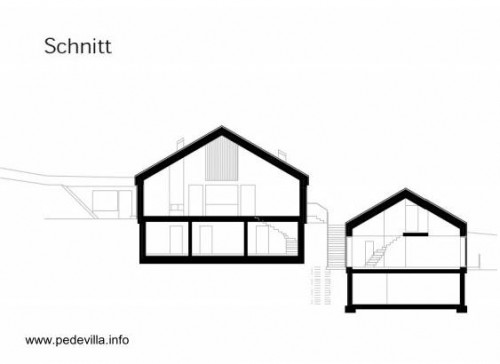 Plano arquitectónico de cortes