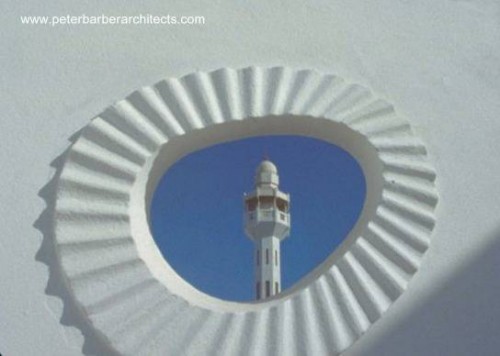 Ventana exterior oval