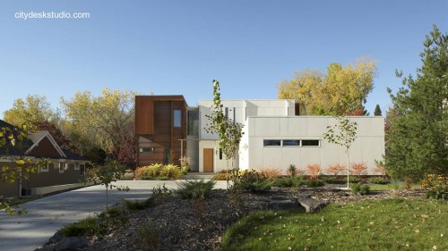 Residencia contemporánea norteamericana