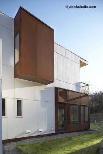 Vista de la cara que da al fondo