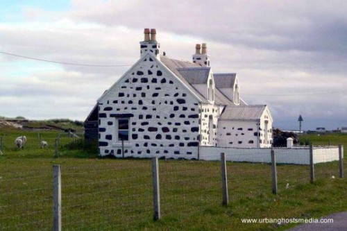 Casa de piedra arquitectura folclórica
