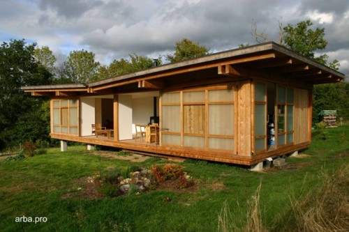 Perspectiva de casa pequeña