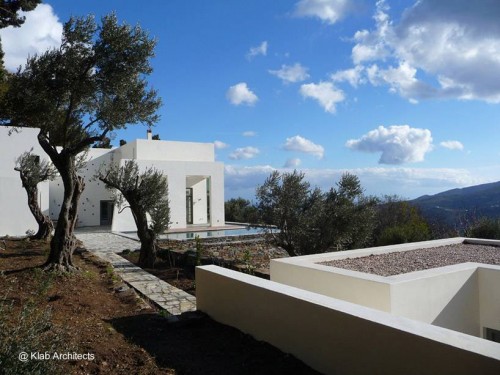 Casa blanca del Mediterráneo