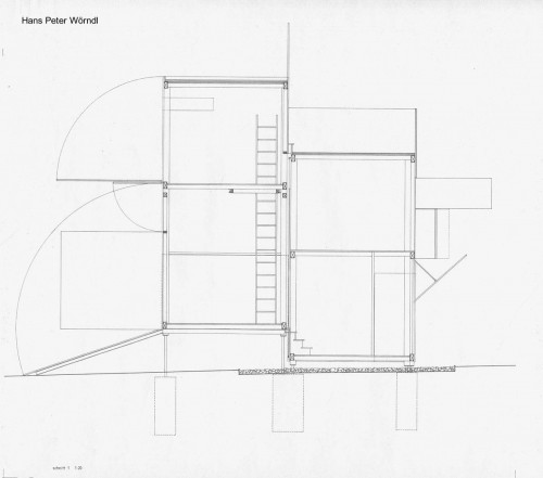 Cabaña de dos alturas y media