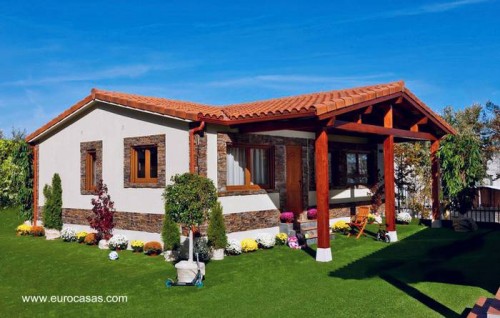 Una vivienda prefabricada española típica