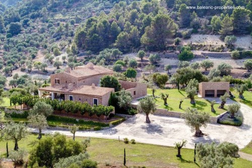 Una gran casa de campo en Orient, Bunyola, Mallorca