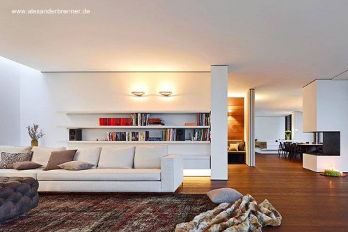 Sector del open plan de la planta alta