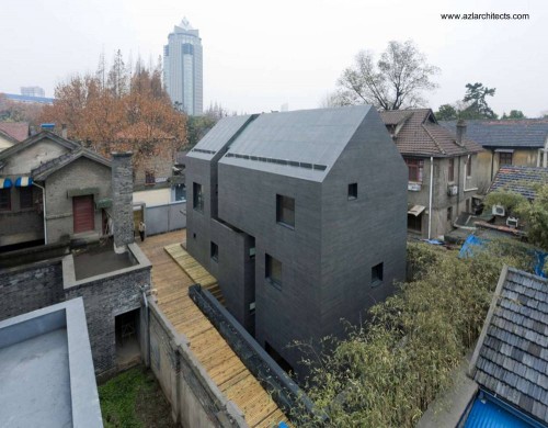 Casa minimalista de concreto en China