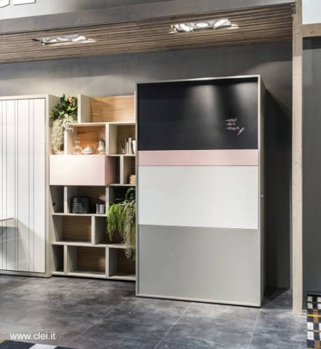 La cocina oculta muestra un frente decorativo