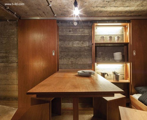 Mesa desplegar en el interior