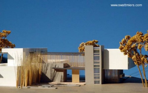 Maqueta de la residencia