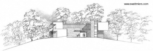 Plano alzada fachada principal