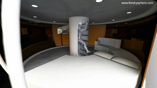 Vista del interior imagen recreada por computadora