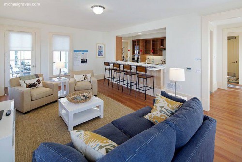 Living room y abertura a la cocina