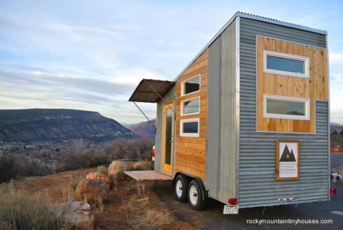 Pequeña casa moderna americana móvil