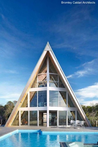 Bonita casa A-frame en Nueva York