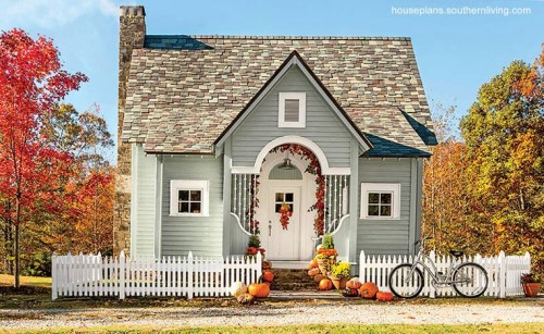 Una casa pequeña bonita