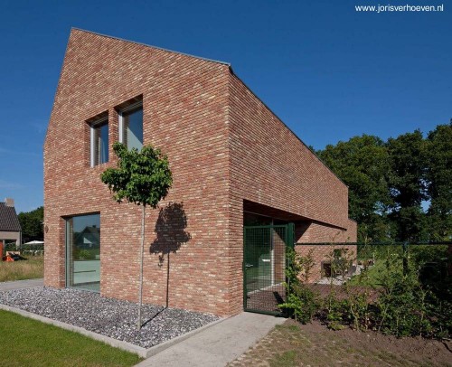 Perspectiva desde el frente por la derecha