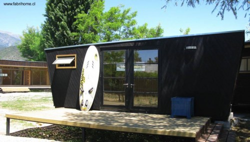 Refugio prefabricado en Chile