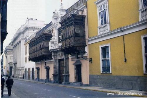 Palacio del siglo 18 en Lima Perú