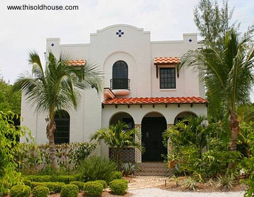 Casa estilo Spanish Colonial Revival en Estados Unidos
