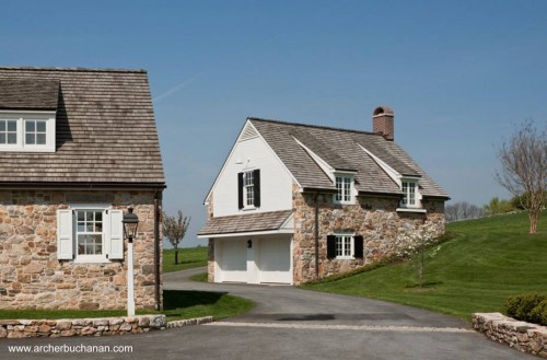 Casa de campo de diseño tradicional inglés