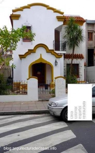 Casa residencial restaurada estilo Colonial español
