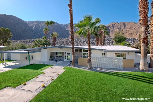 Casa moderna californiana de una planta
